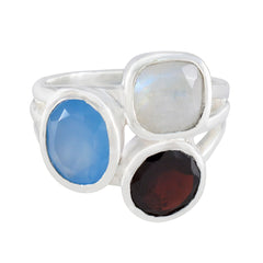 zazlle Cocktail multicolor Trilogy Ring Multi Stone Multicolor