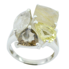 María Cocktail multicolor quarter Ring Multi Stone Multicolor