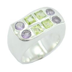Riley Cocktail multicolor octa Ring Multi Stone Multicolor