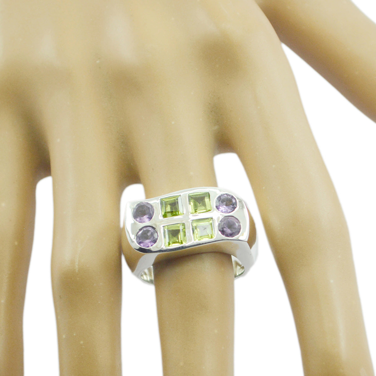 Riley Cocktail multicolor octa Ring
