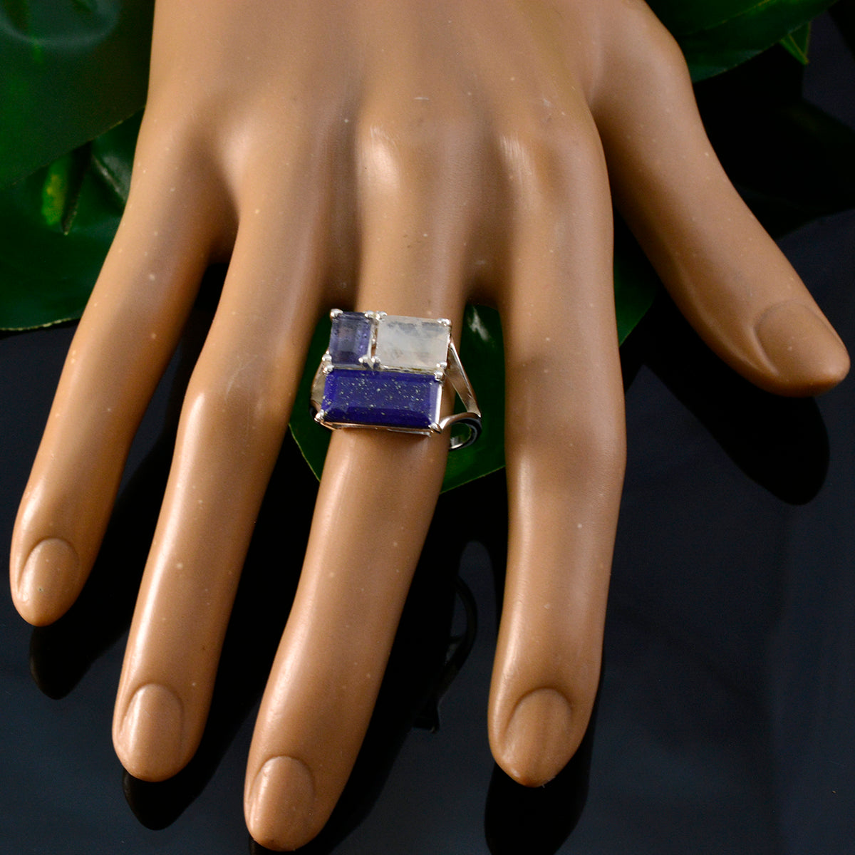 Renata Trendy multicolor Trilogy Ring