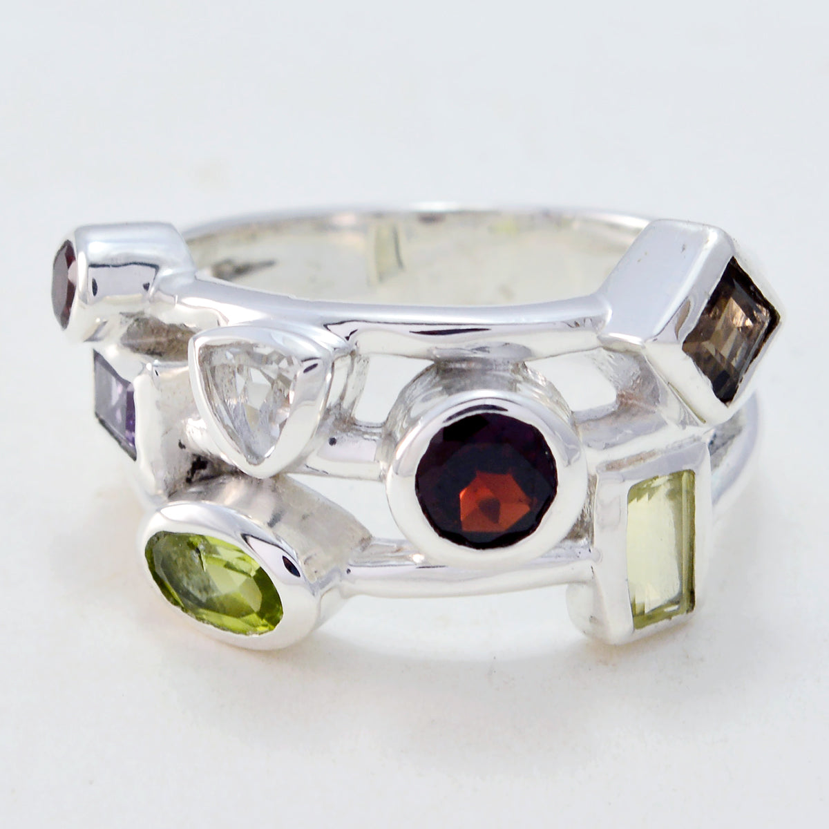 Amanda Cocktail multicolor multiple Ring