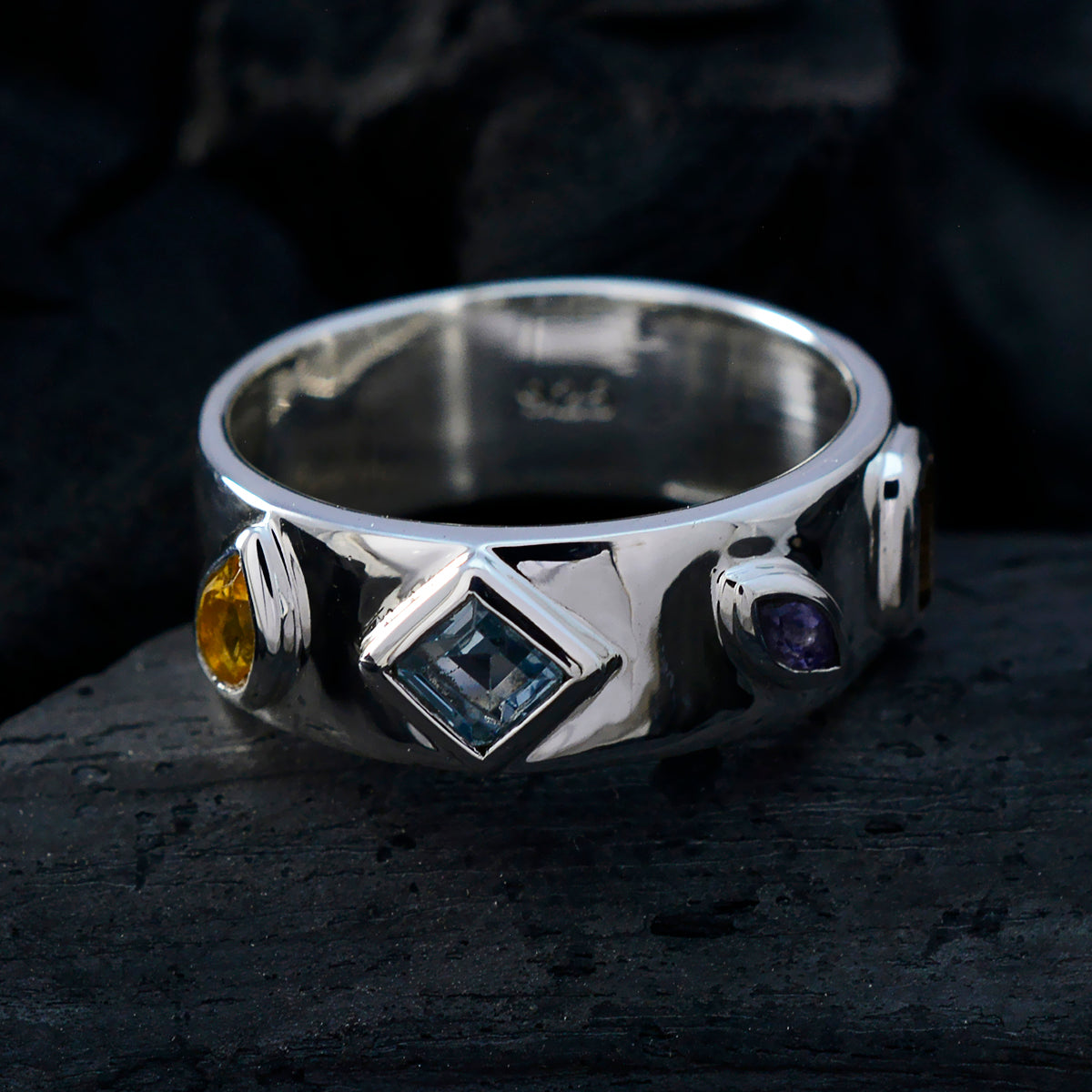 Ivy Abstract multicolor quarter Band