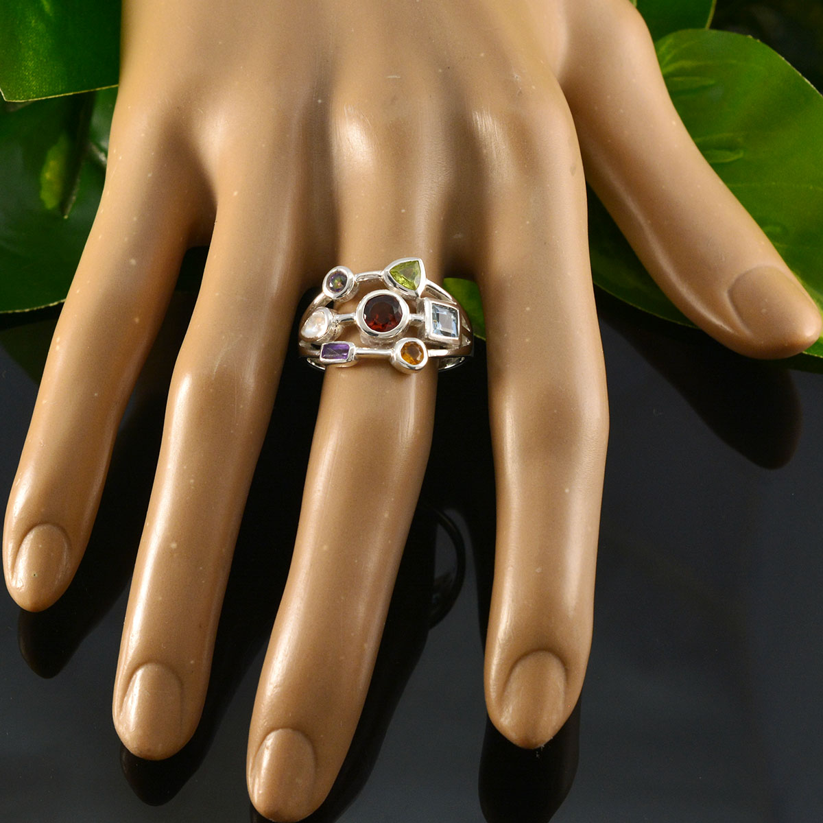 Camilla Cocktail multicolor Hepta Ring