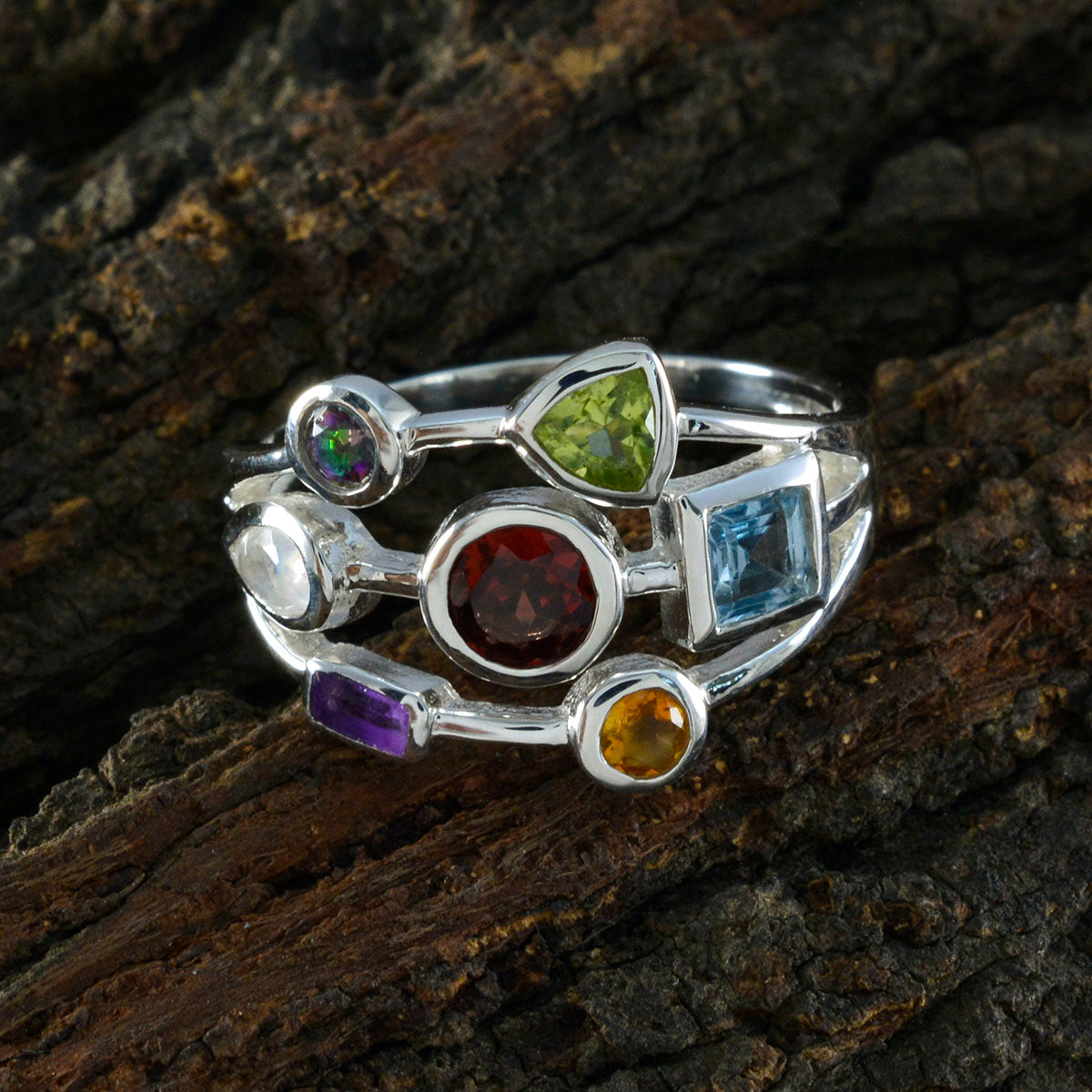 Camilla Cocktail multicolor Hepta Ring