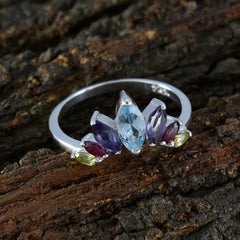 Ling crown multicolor Hepta Ring