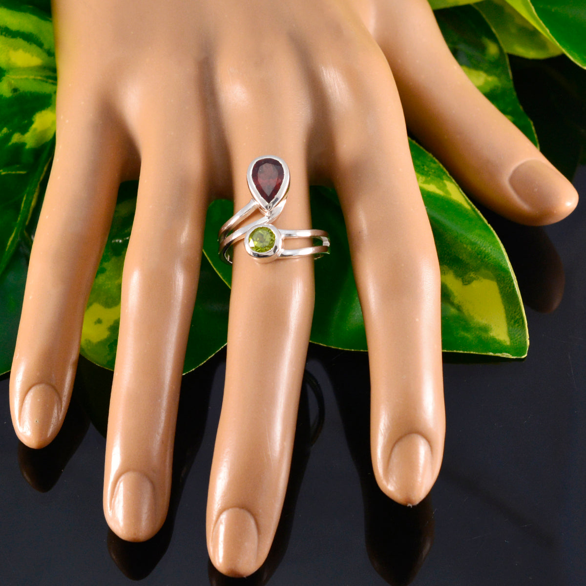 Angel Modern multicolor Toi et Moi Ring