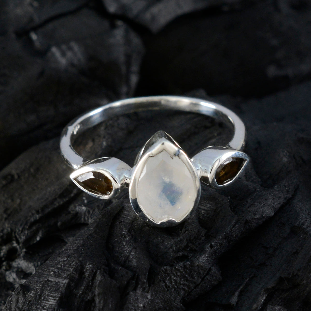 Kristine Artisan multicolor Trilogy Ring