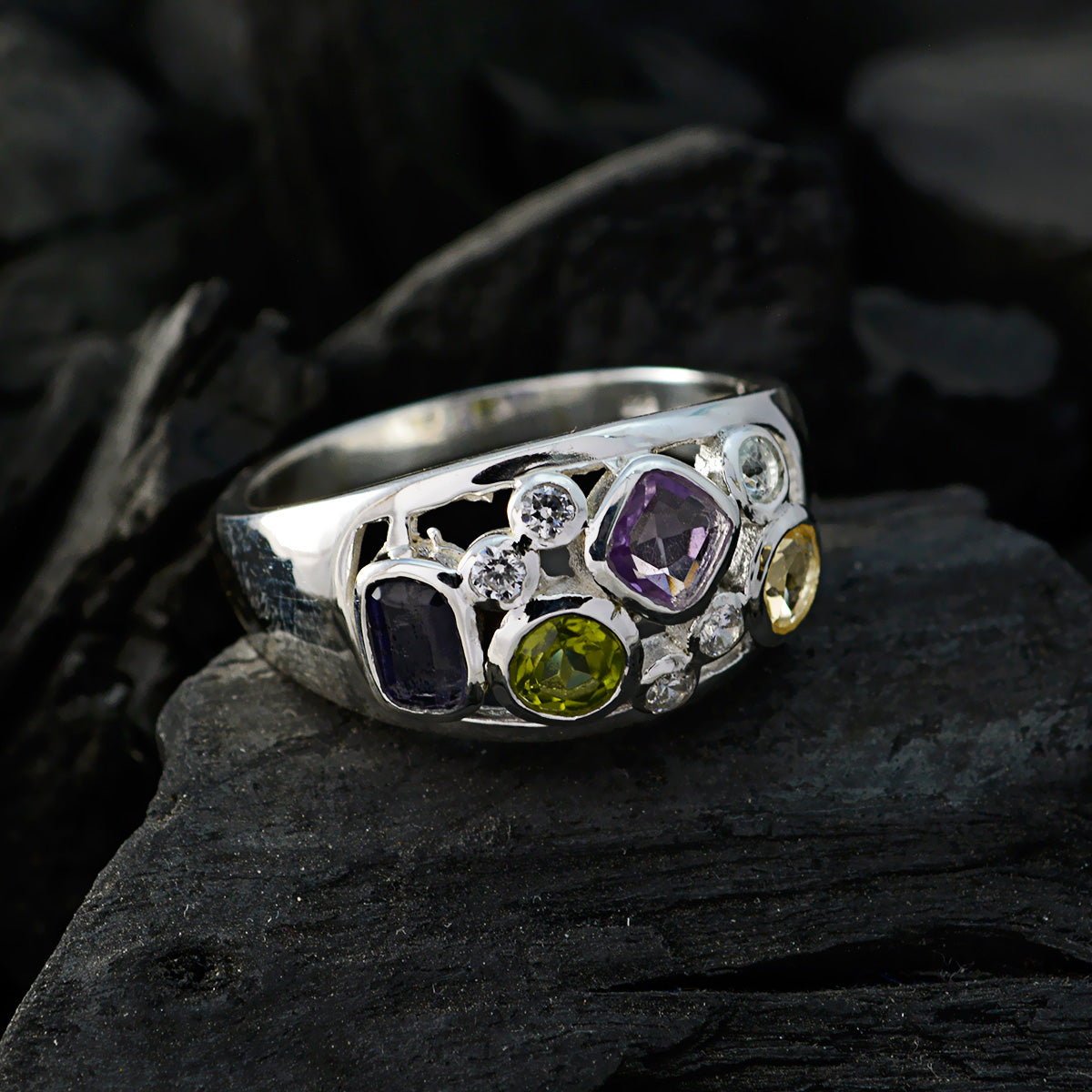 Sara Modern multicolor quarter Ring