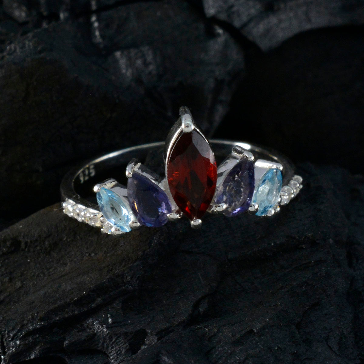 Seo-yeon crown multicolor Penta Ring