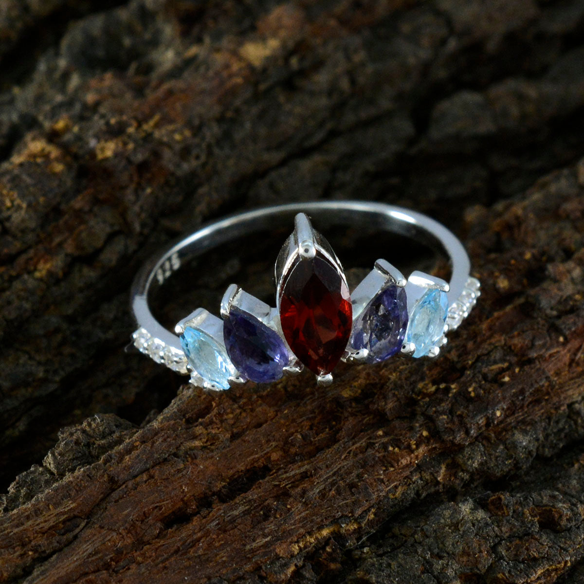Seo-yeon crown multicolor Penta Ring