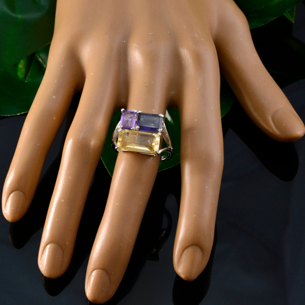 Marie Trendy multicolor Trilogy Ring