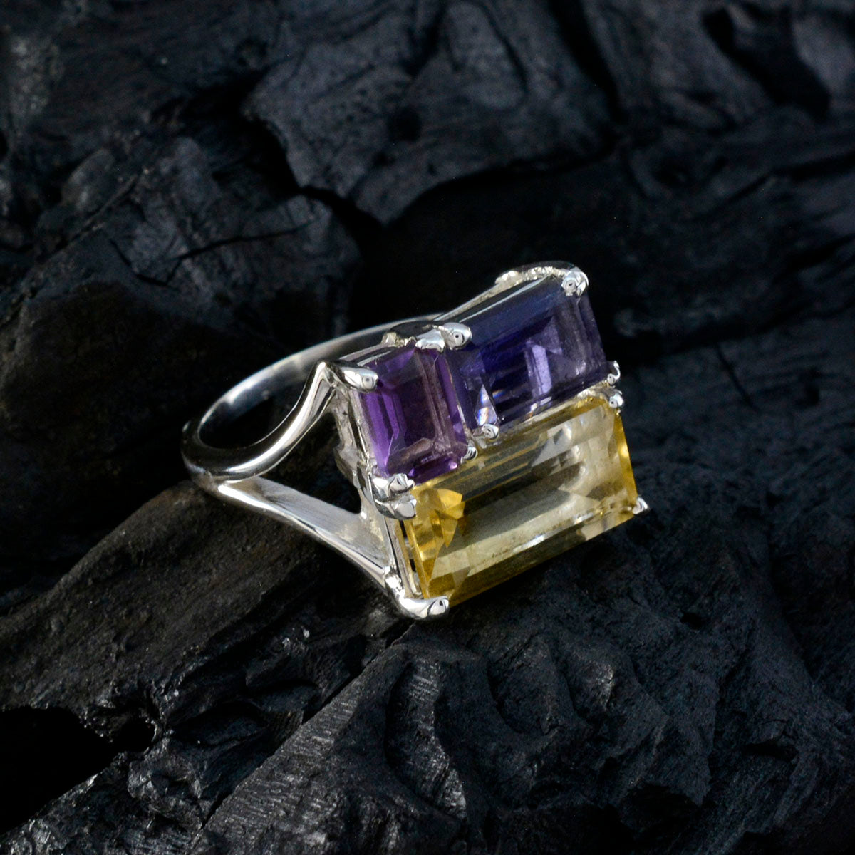 Marie Trendy multicolor Trilogy Ring
