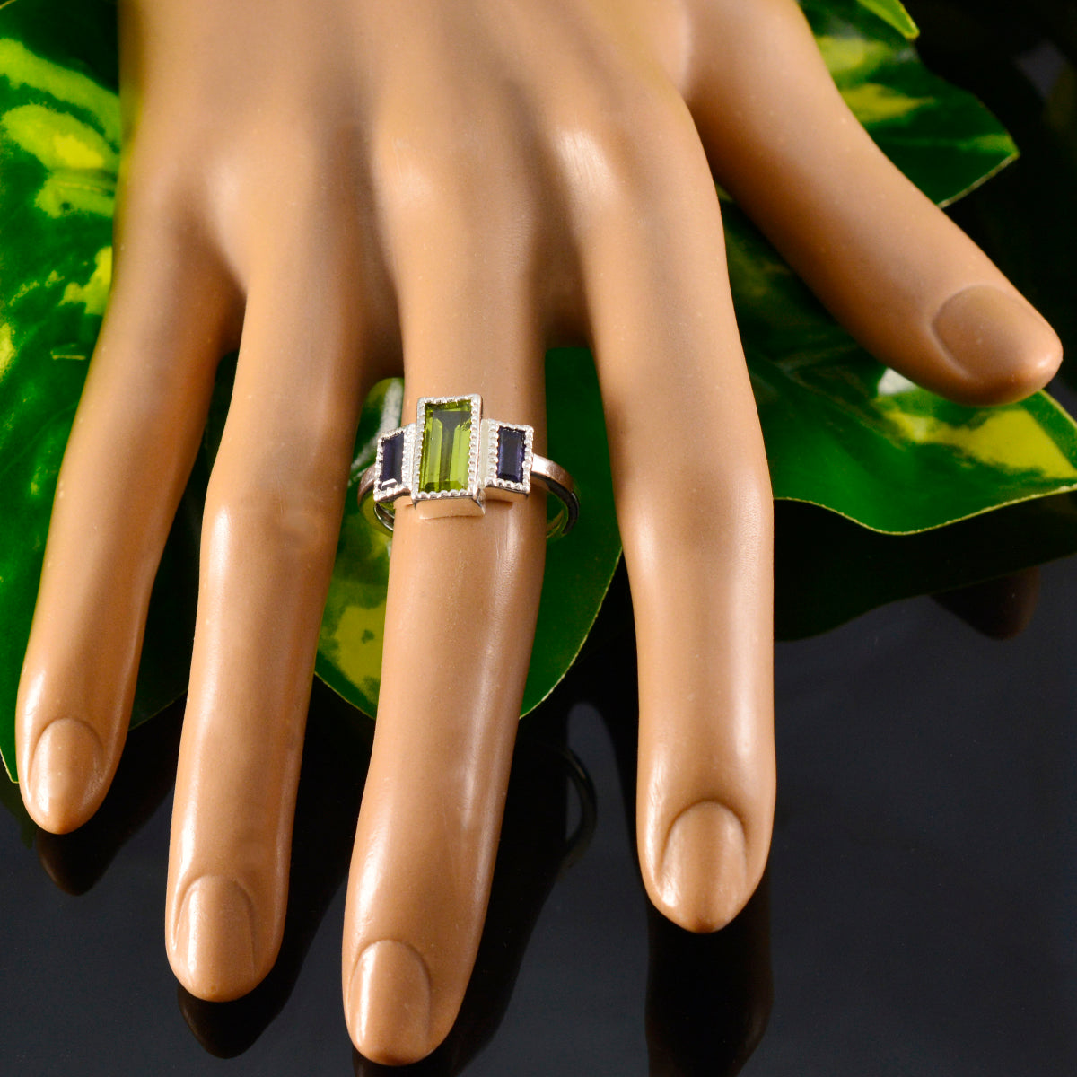Dayana Modern multicolor Trilogy Ring
