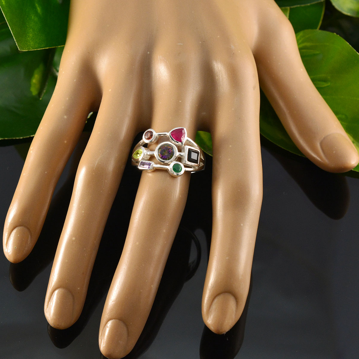 zazlle Cocktail multicolor Hepta Ring
