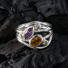 Layla Modern multicolor Penta Ring