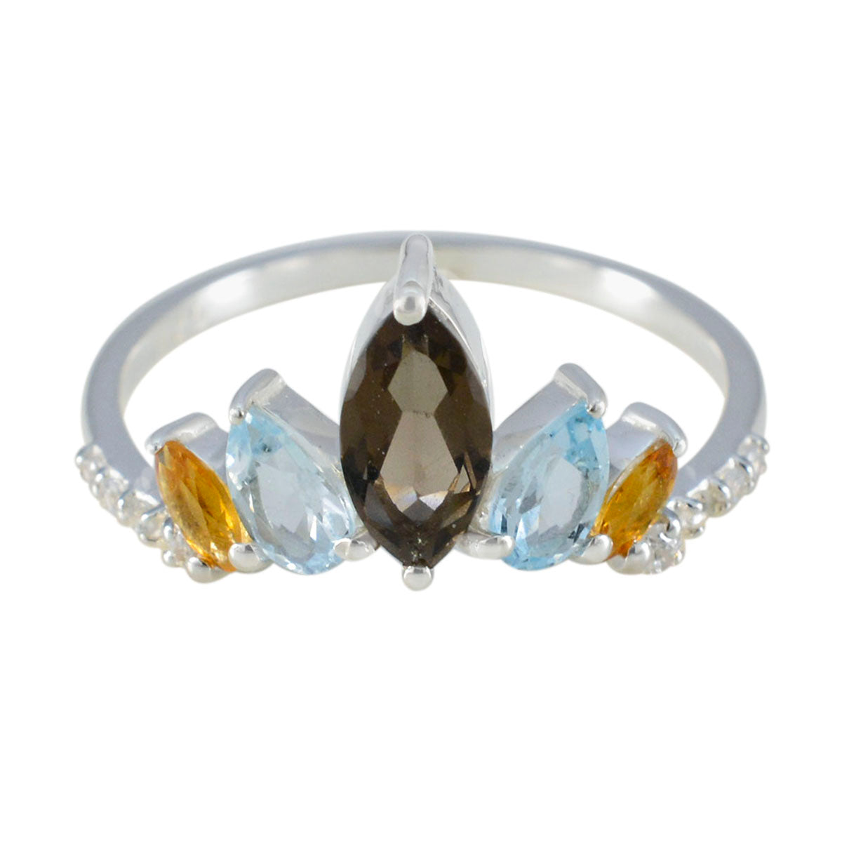Soo-jin crown multicolor Penta Ring
