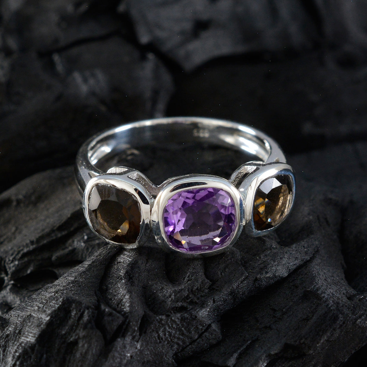 Natalia Glamorous multicolor Trilogy Ring