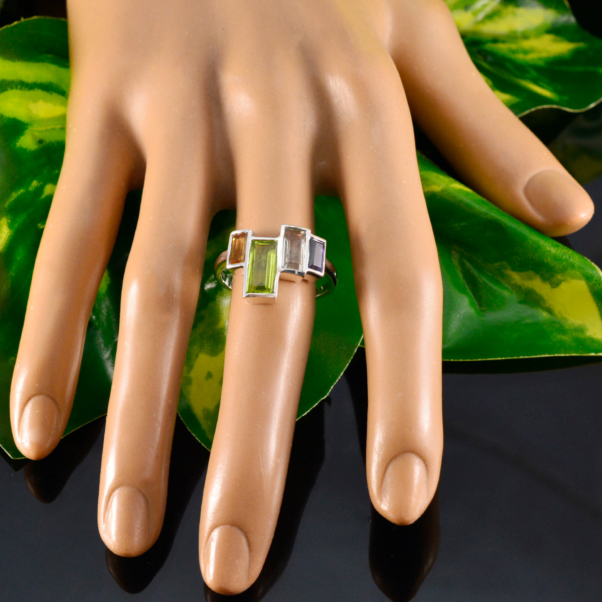 Kristine Cocktail multicolor quarter Ring