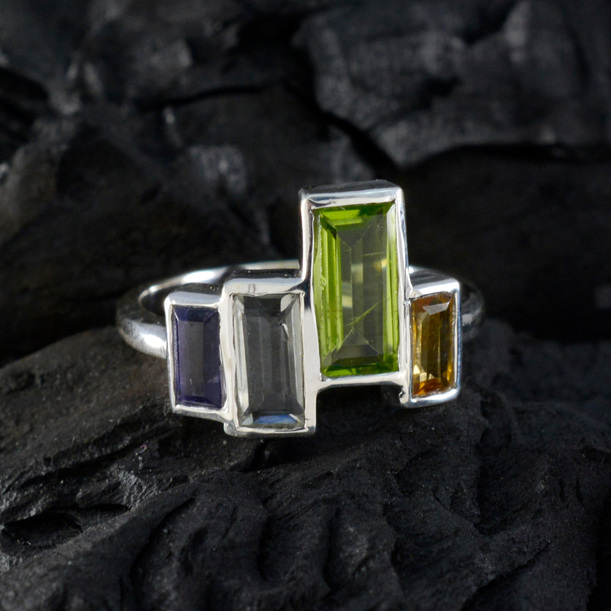 Kristine Cocktail multicolor quarter Ring