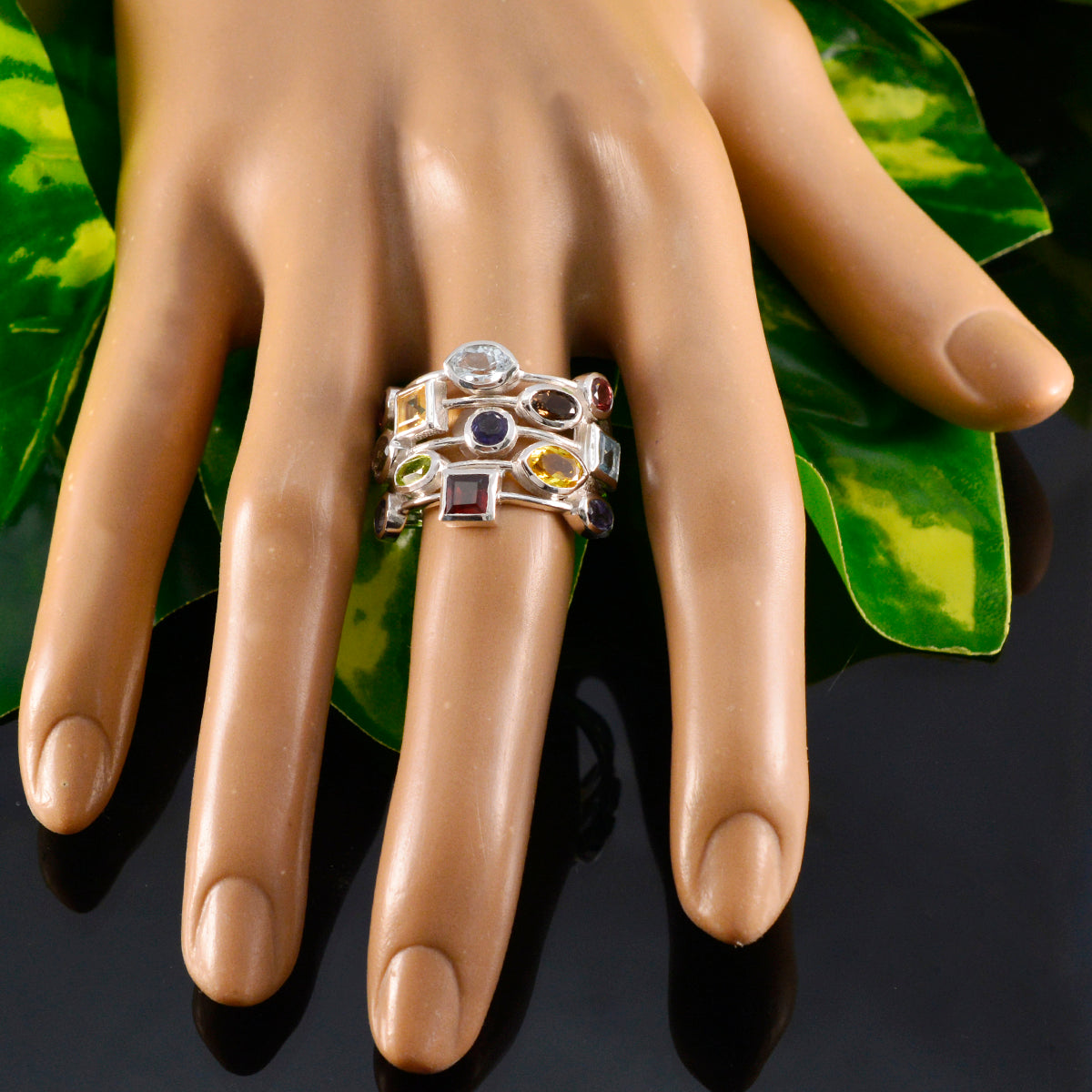 Hanna Cocktail multicolor multiple Ring