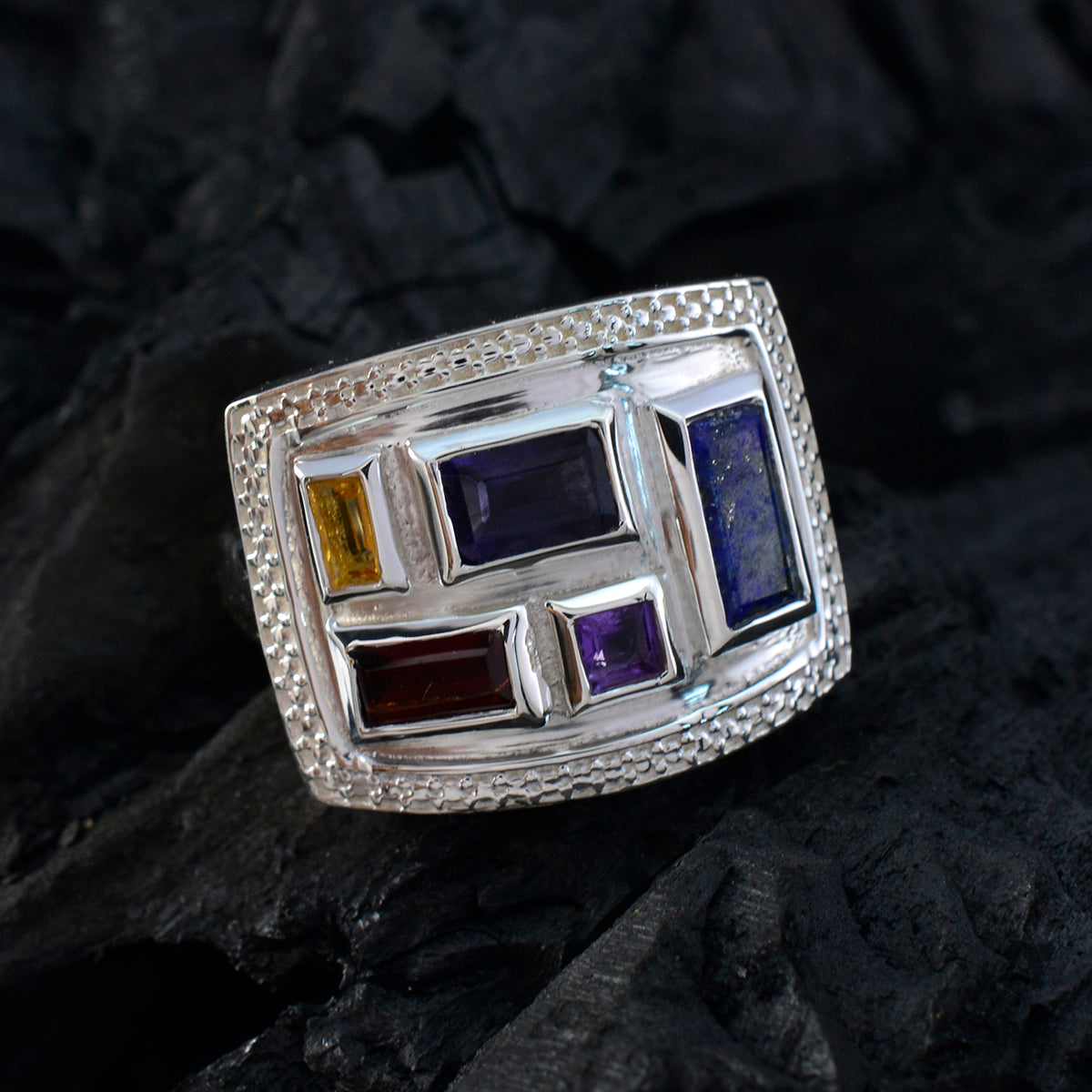 Isabel Cocktail multicolor penta Ring