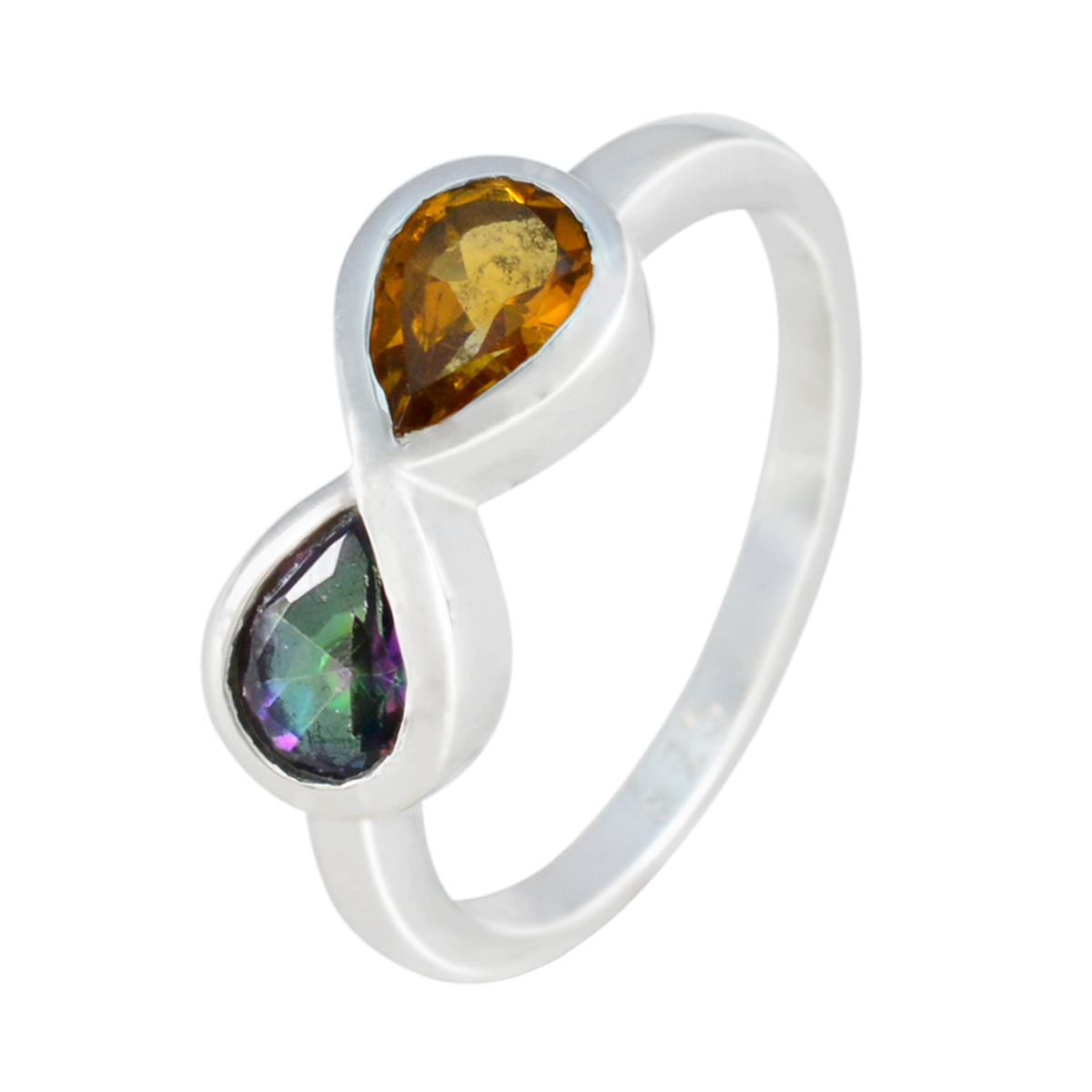 Ananya Artisan multicolor Toi et Moi Ring