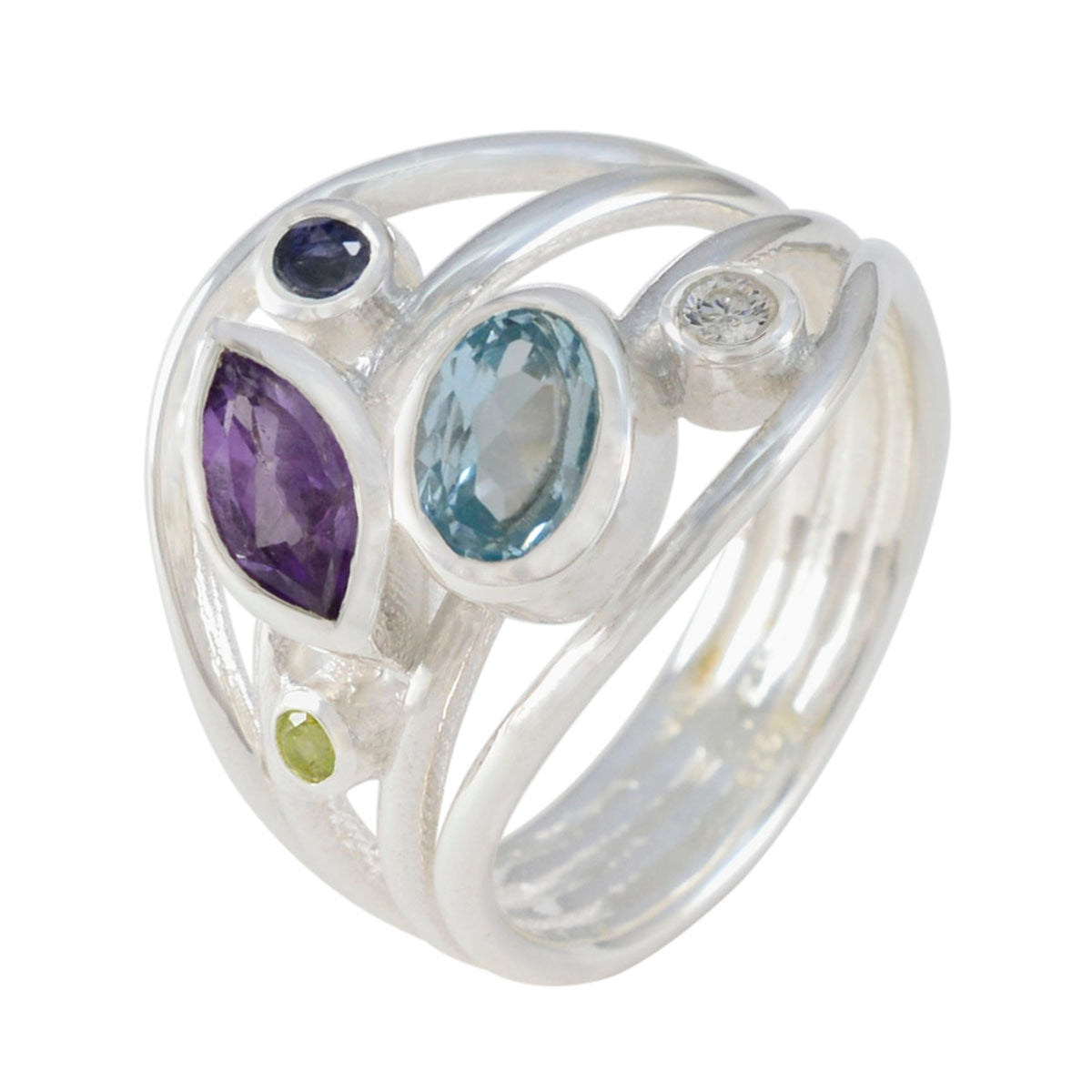 Joaquina Trendy multicolor Penta Ring