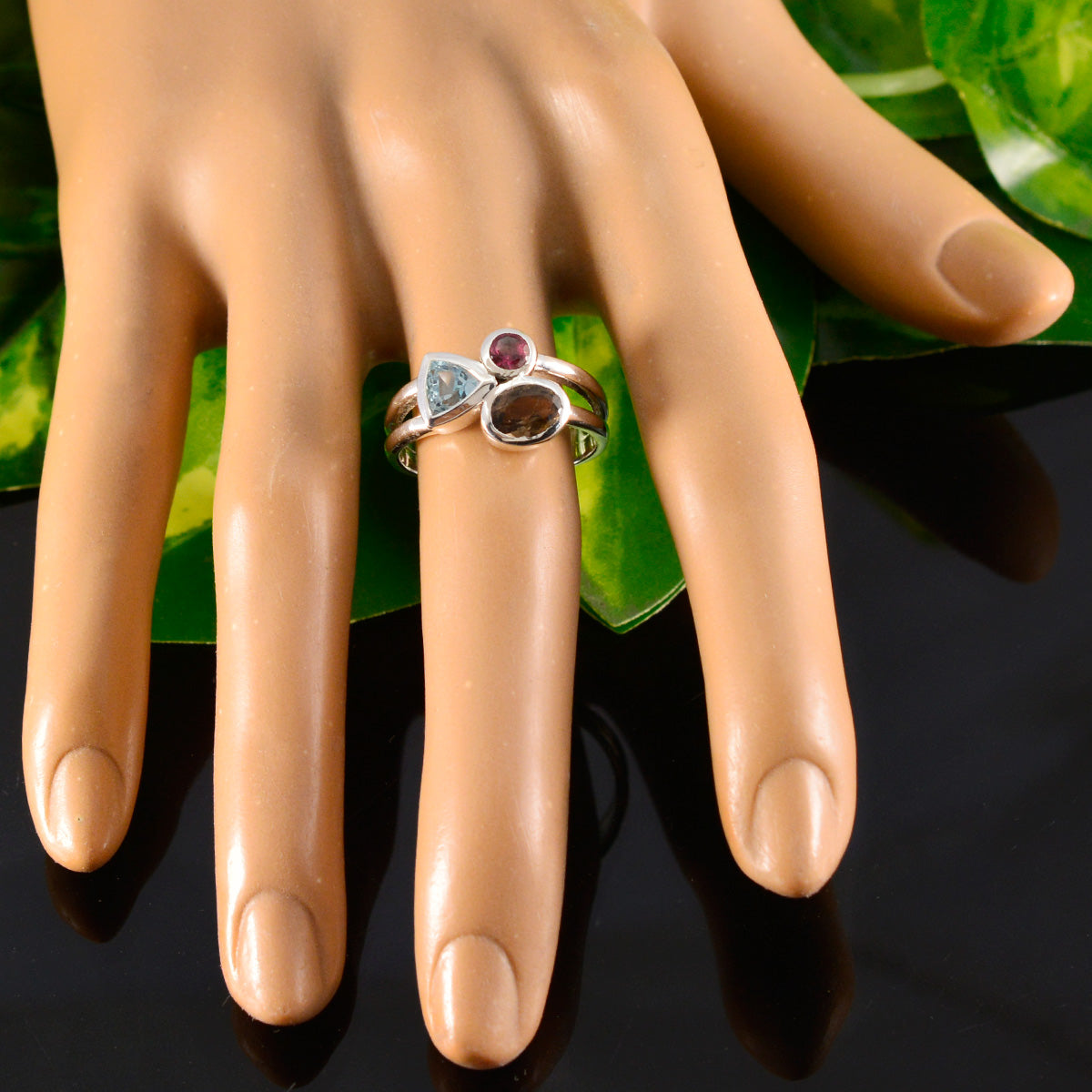 Mila Love multicolor Trilogy Ring