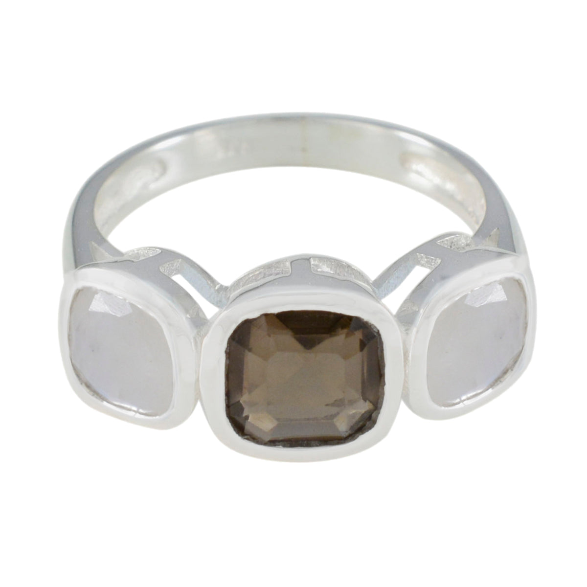 Isla Sophisticated multicolor Trilogy Ring Multi Stone Multicolor