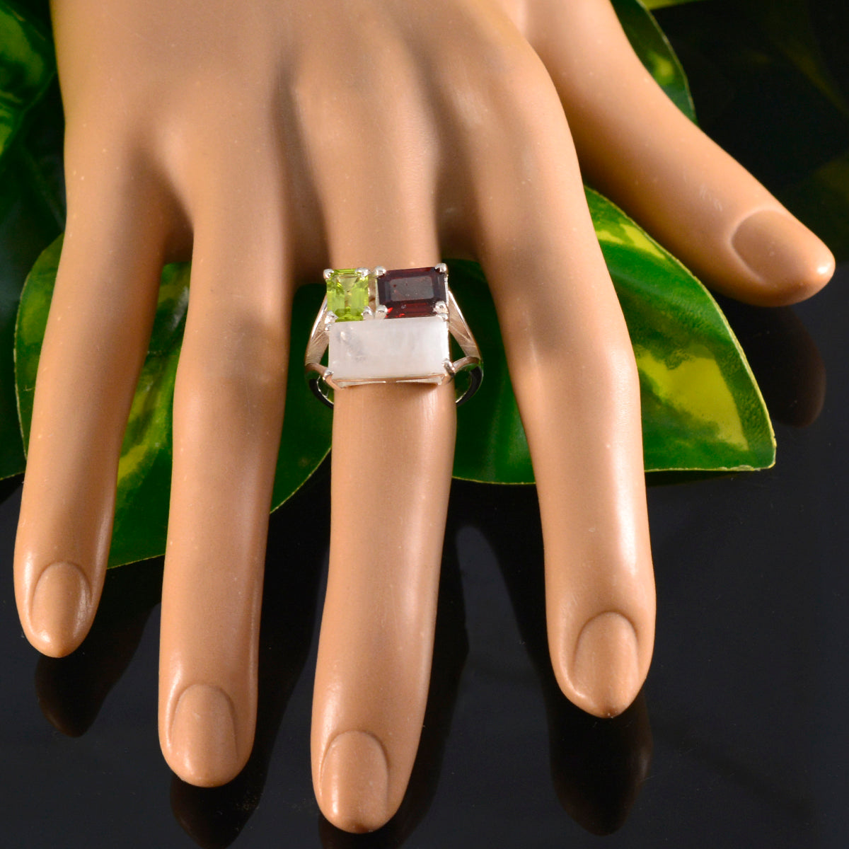 Mathilde Trendy multicolor Trilogy Ring