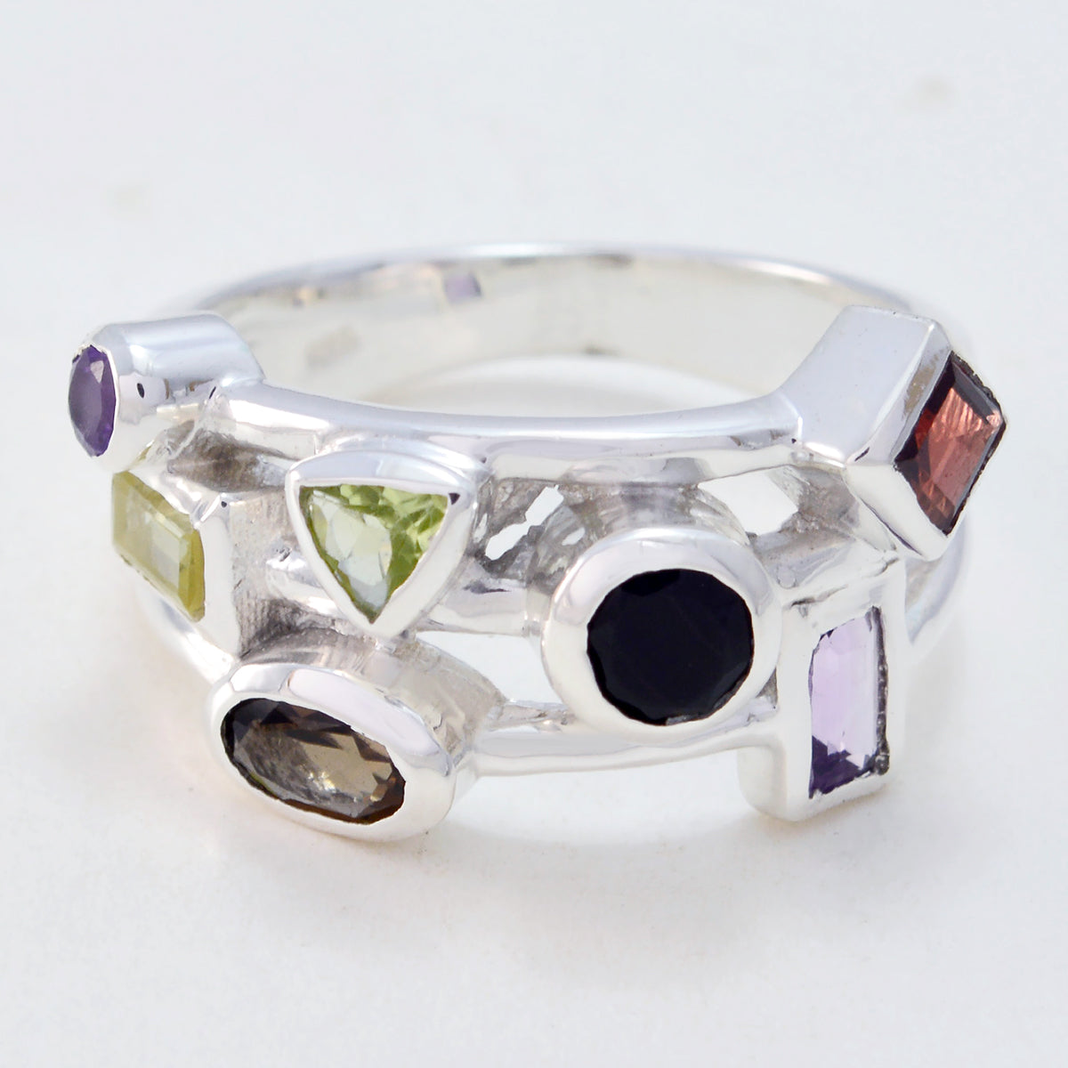 Ana Cocktail multicolor multiple Ring