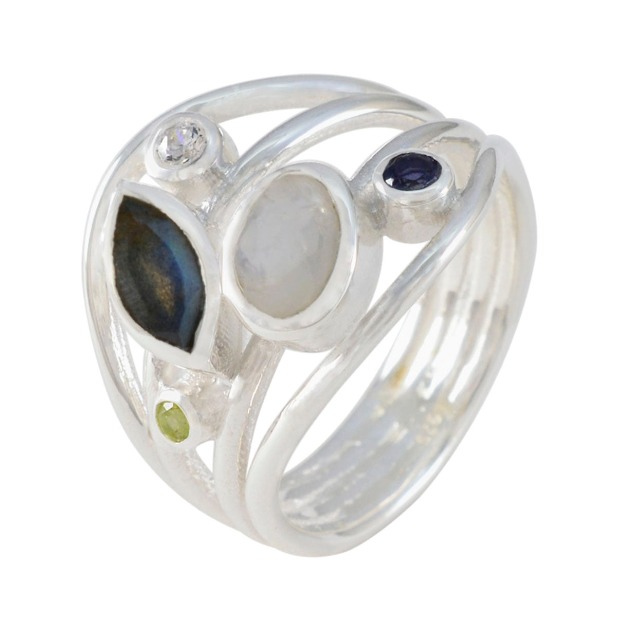Leah Modern multicolor Penta Ring