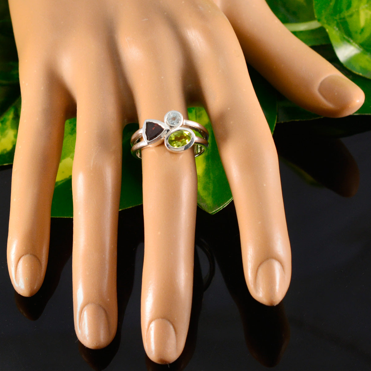 zazlle Fairytale multicolor Trilogy Ring