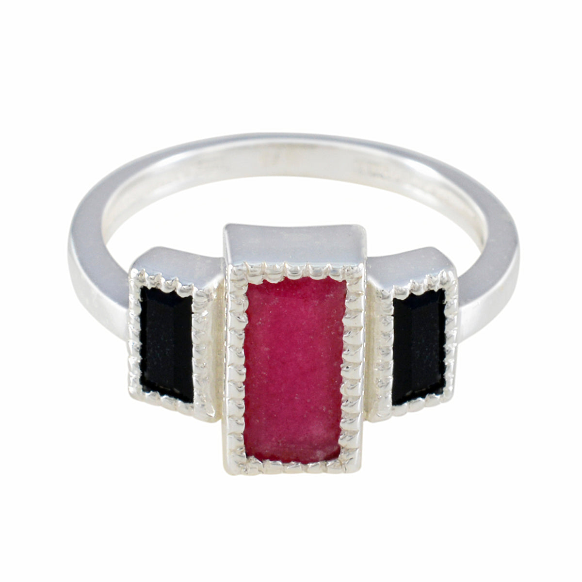 Ella Boho multicolor Trilogy Ring Multi Stone Multicolor