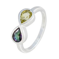 Li Lee Romantic multicolor Toi et Moi Ring