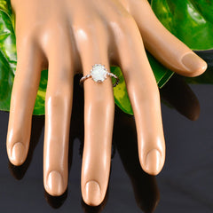 Evelyn Twist White Solitaire Ring