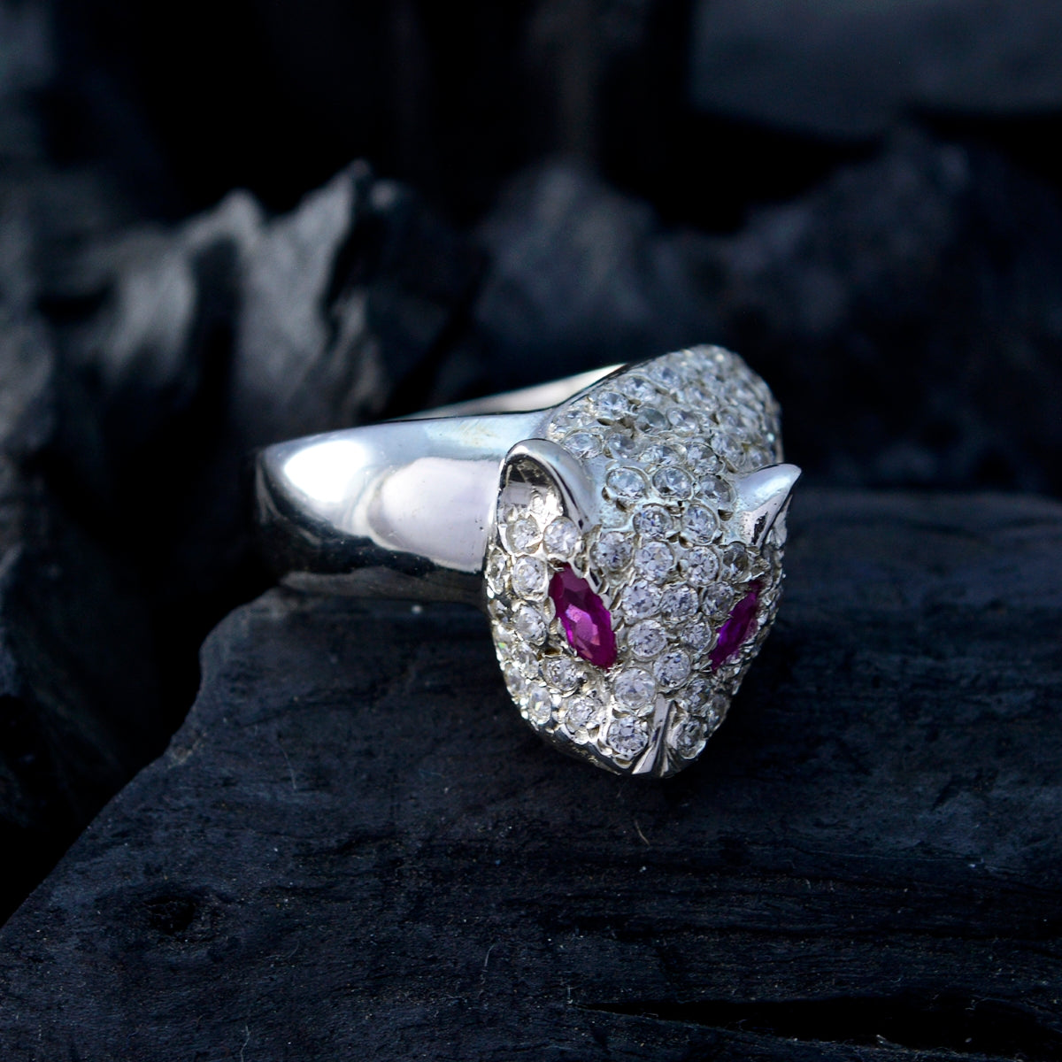 Eliza Sophisticated Pink multiple Ring