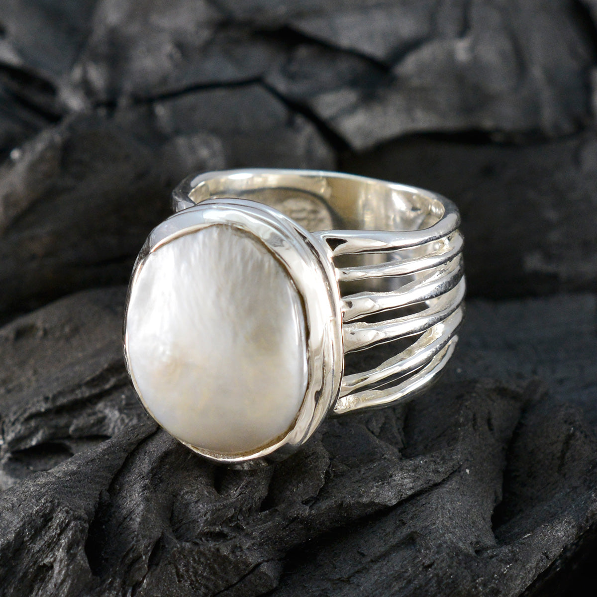 Ella Armor White Solitaire Ring