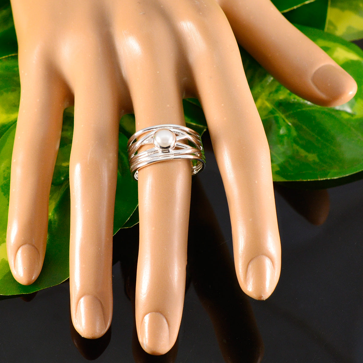 Lucia Rope-Wire White Solitaire Band