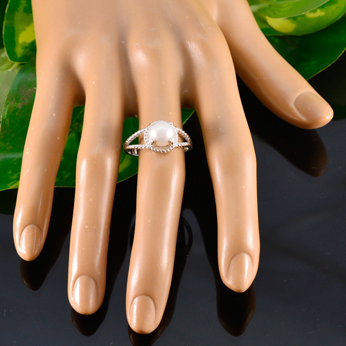 Isabella Contemporary White Solitaire Ring