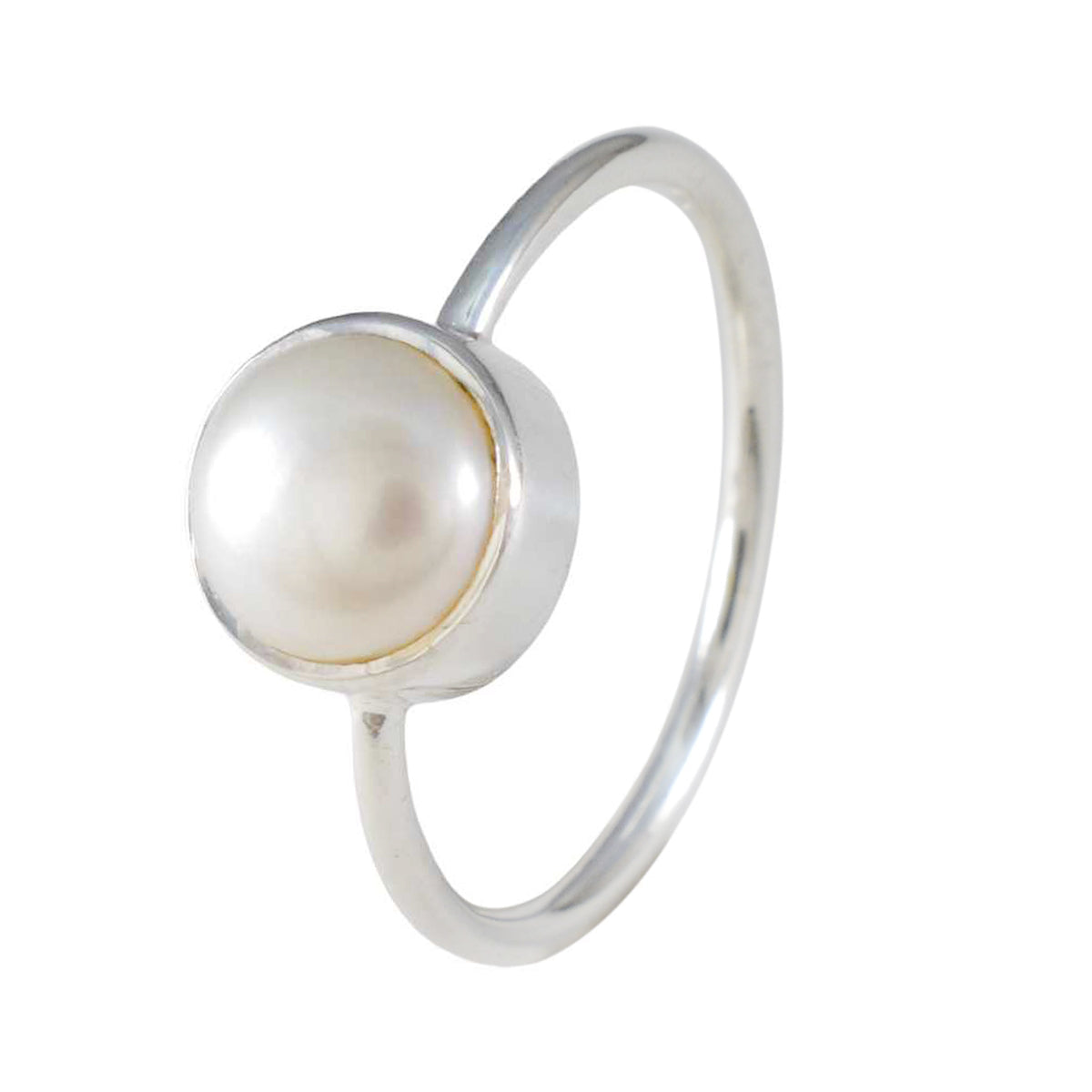 Chen Abstract White Solitaire Ring