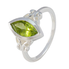 Zoey Trendy Green Solitaire Ring