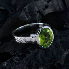 Alice Fairytale Green Solitaire Ring