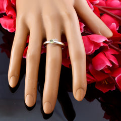 Yuki Sophisticated Green Solitaire Ring