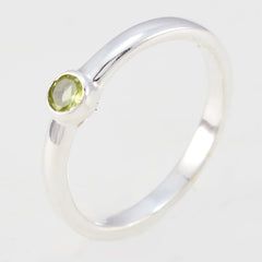 Yuki Sophisticated Green Solitaire Ring