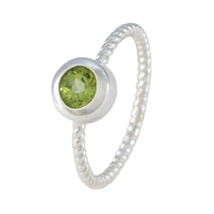 Aaliyah Sophisticated Green Solitaire Ring