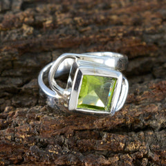 zazlle Boho Green Solitaire Ring