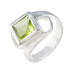 zazlle Boho Green Solitaire Ring