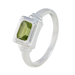Nari Boho Green Solitaire Ring